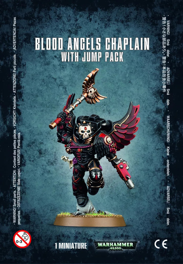 BLOOD ANGELS CHAPLAIN WITH JUMP PACK