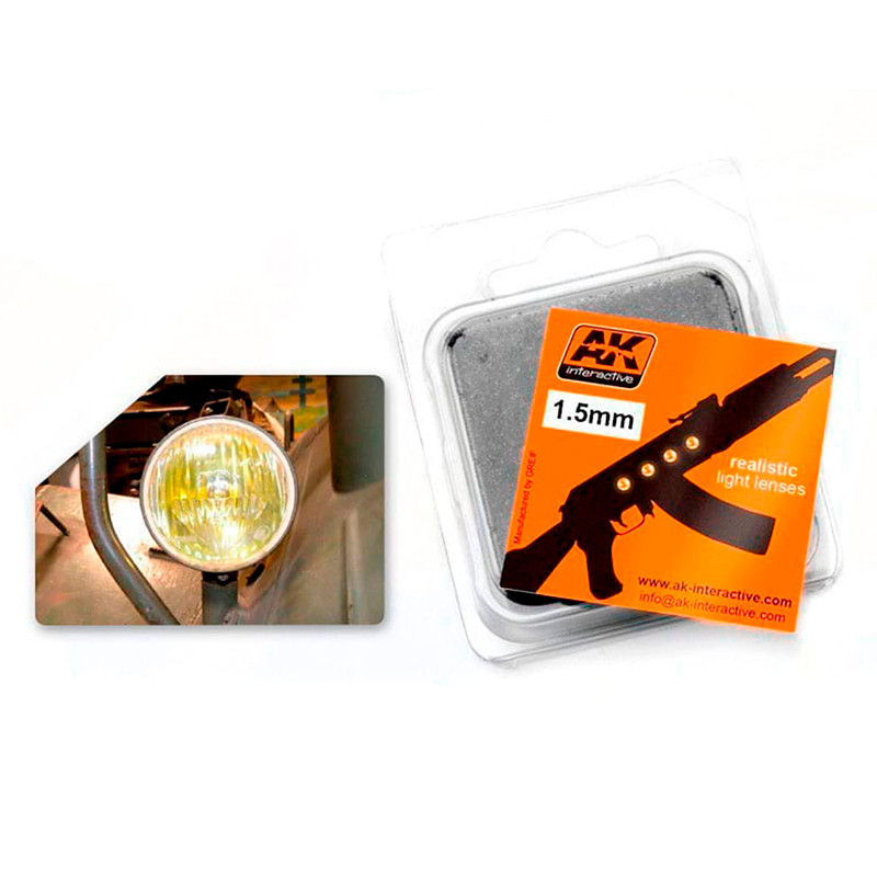 Light Lenses - AMBER 1,5mm