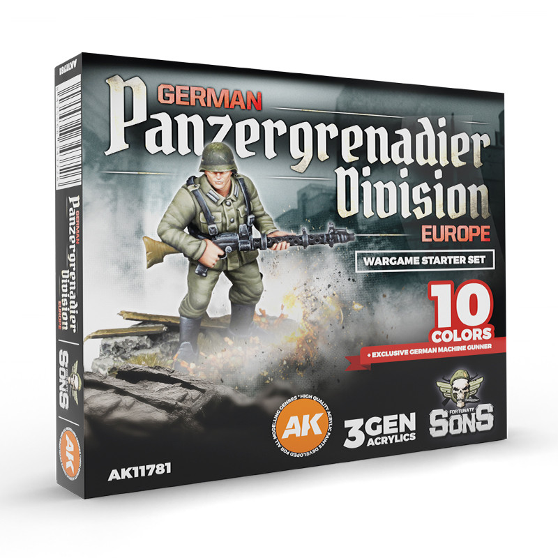 Wargame set - German Panzergrenadier Division Europe