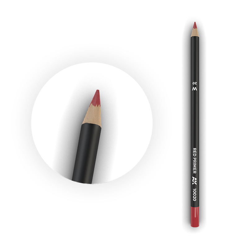 Weathering pencils - Watercolor Pencil Red Primer