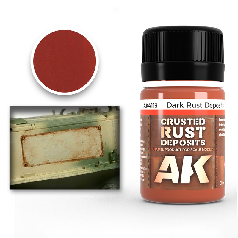 Weathering products - DARK RUST DEPOSIT