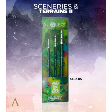 SBR-005 Complements SCENERIES & TERRAINS II BRUSHES