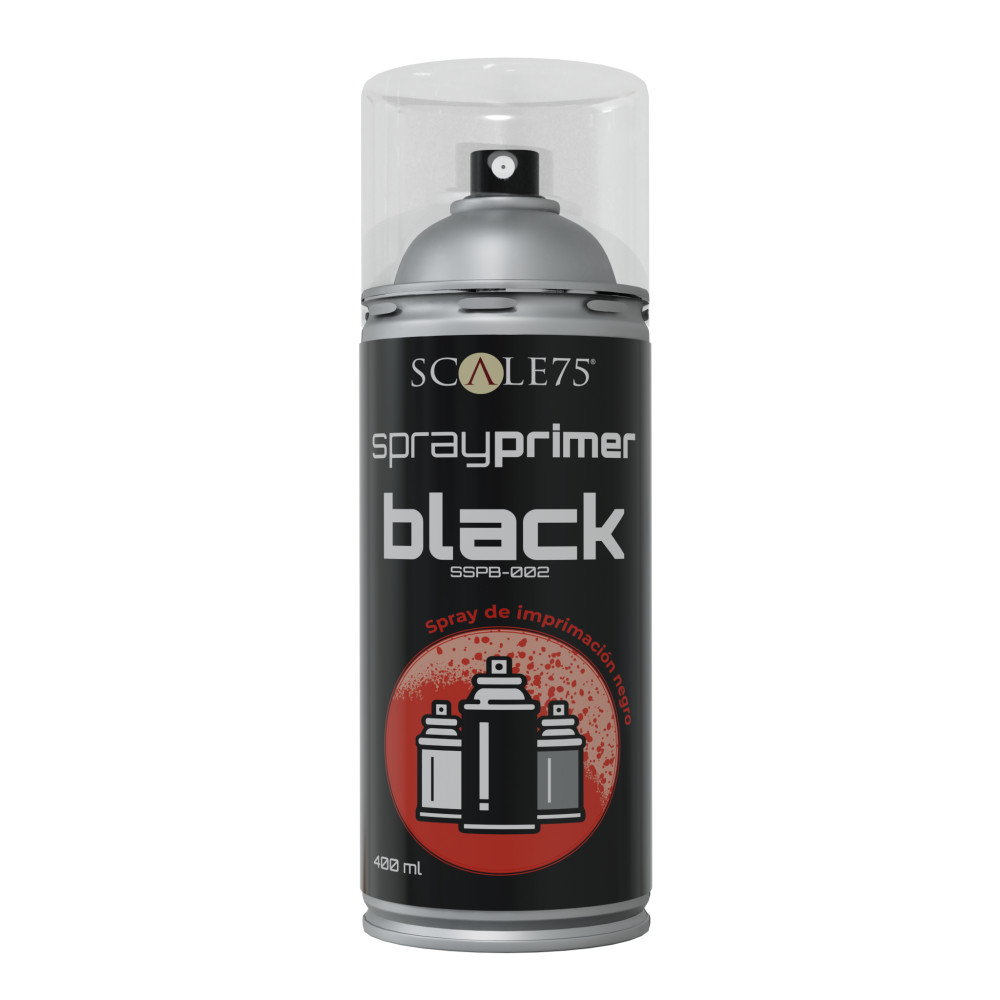 SSPB-002 Complements PRIMER SPRAY BLACK