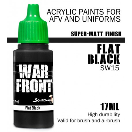 SW-15 Paints FLAT BLACK