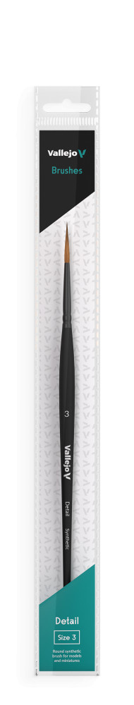 B02003 Brush - Round Synthetic Brush No. 3