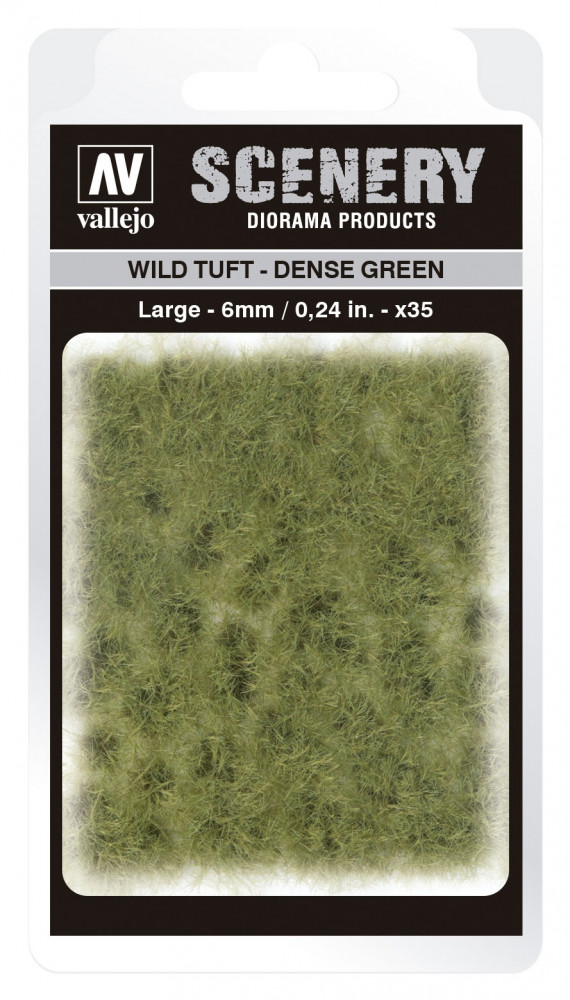 SC413 Vallejo Scenery - Wild Tuft - Dense Green 6 mm