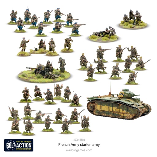 [402015503] French Army Starter Army