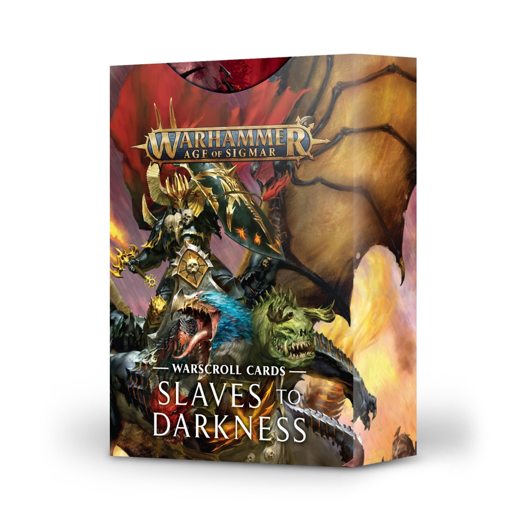 WARSCROLL CARD: SLAVES TO DARKNESS (ENG)