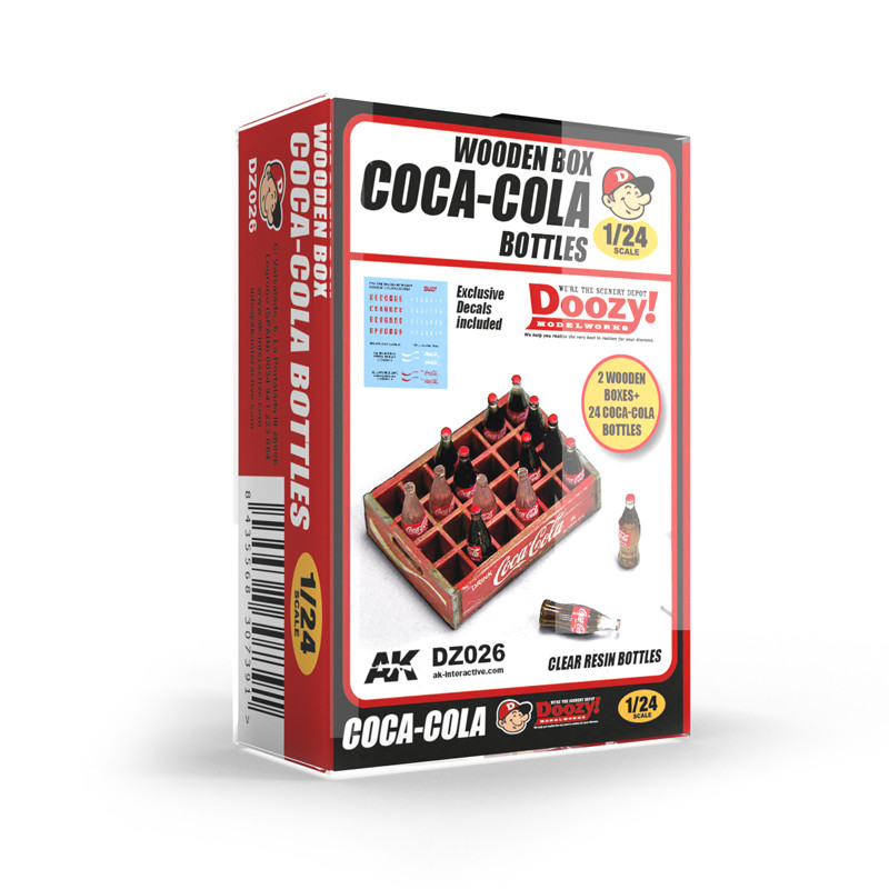 Accesories - 1940-1980's WOODEN BOX COCA-COLA BOTTLES
