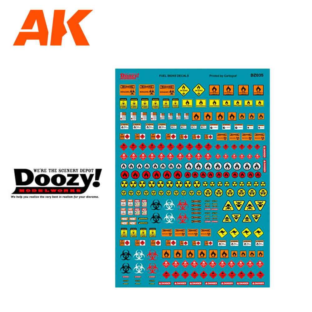 Accesories - FUEL SIGNS DECALS 1:24
