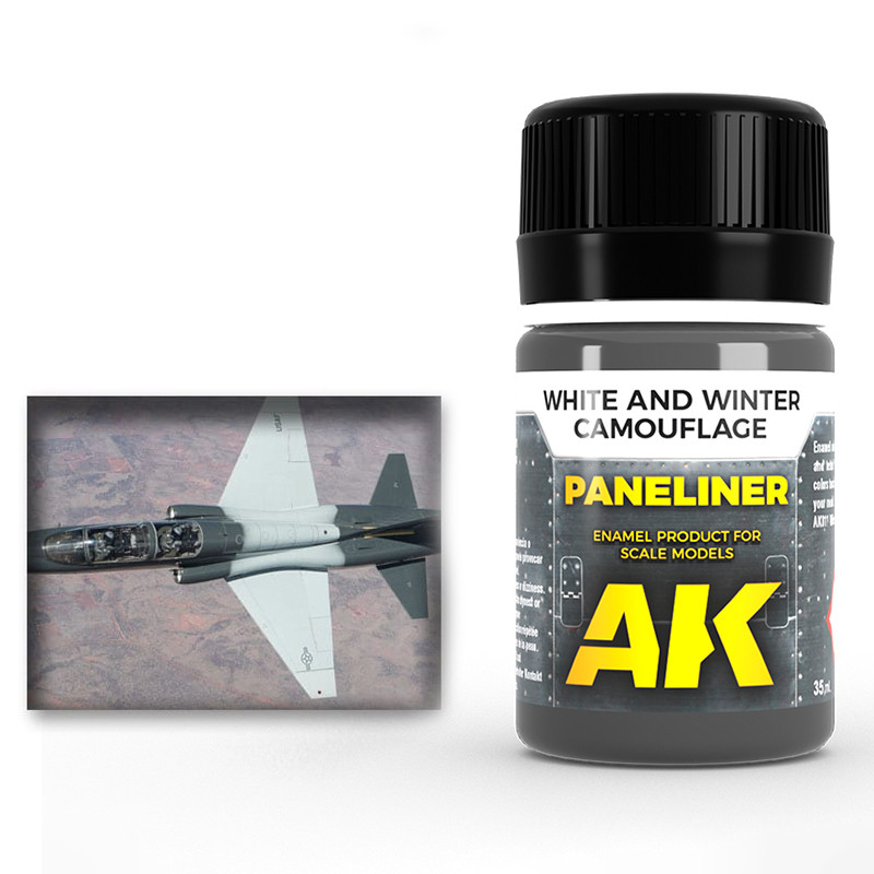 AIR Weathering products - Paneliner for white and winter camouflage 35ml