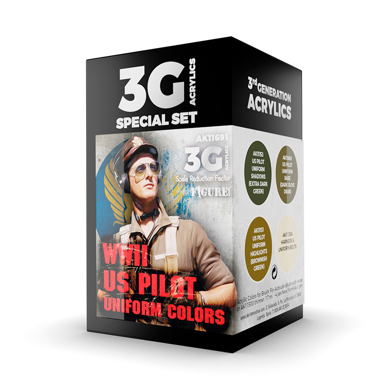 Aircraft Sets - WWII US UNIFORM COLORS 3G