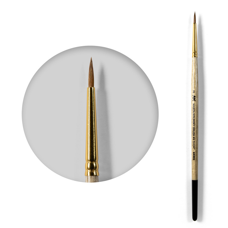 Brushes - Marta Kolinsky Brush #2 Short