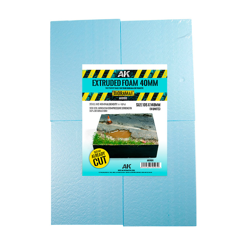 Building material - EXTRUDED FOAM 30 MM A4 SIZE ALREADY CUT (4 UNITS)