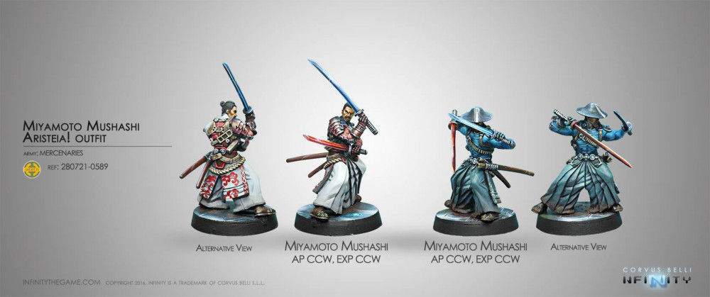 MIYAMOTO MUSHASHI ARISTEIA! OUTFIT