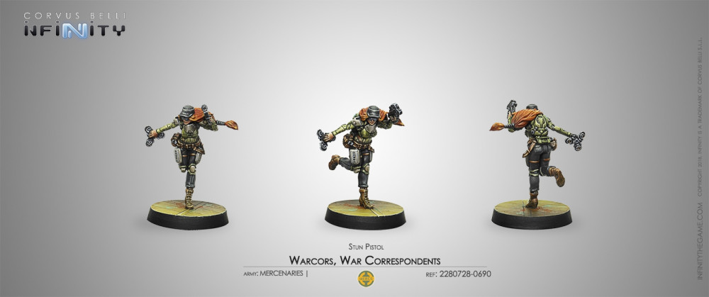 Warcors, War Correspondents (Stun Pistol) 