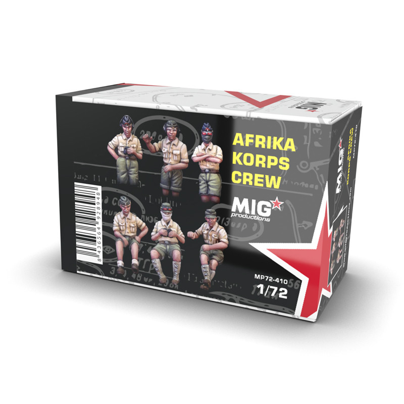 Resins - AFRIKA KORPS CREW 1:72