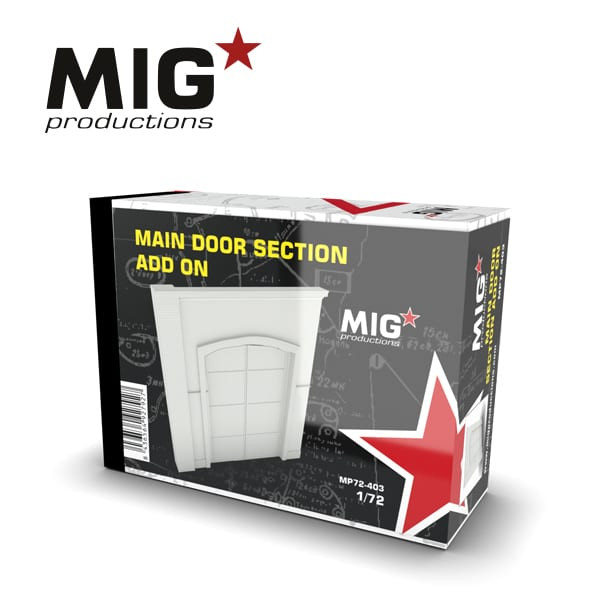 Resins - MAIN DOOR SECTION ADD ON 1:72