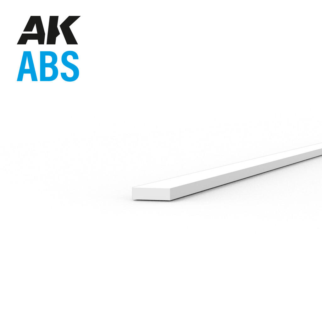 Strips 0.25 x 1.00 x 350mm - ABS Strip