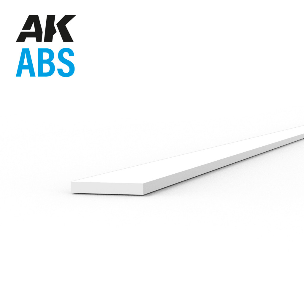 Strips 0.25 x 2.00 x 350mm - ABS Strip