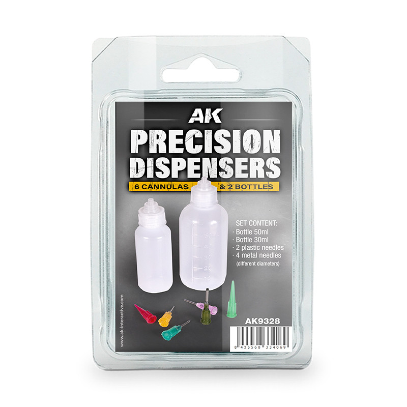 Tools - PRECISION DISPENSERS (6cannulas & 2 bottles)