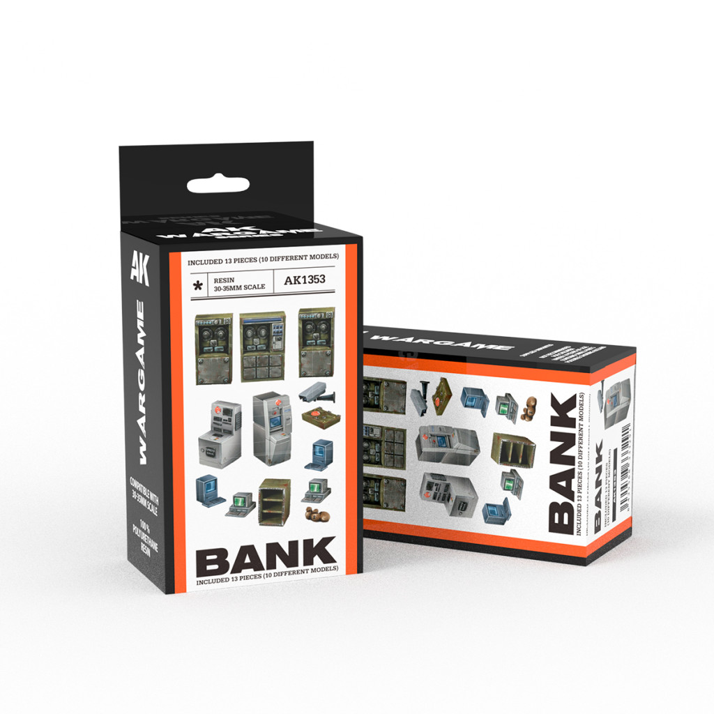 WARGAME - BANK SET (RESIN 30-35MM)