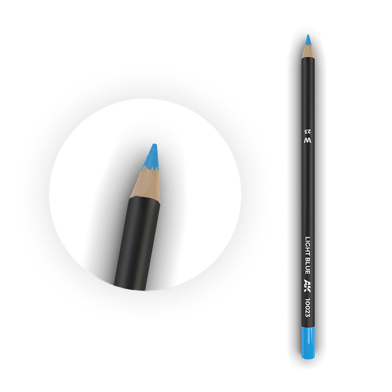 Weathering pencils - Watercolor Pencil Light Blue