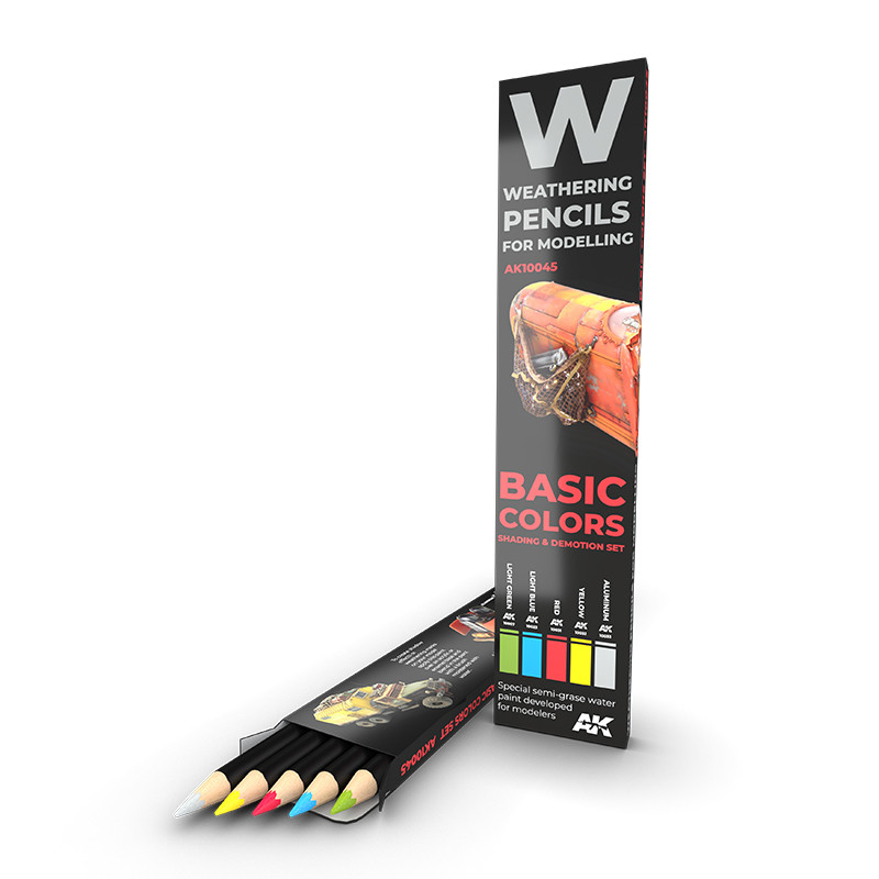 Weathering pencils - WATERCOLOR PENCIL SET BASICS
