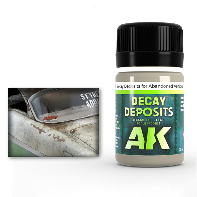 Weathering products - DECAY DEPOSIT FOR ABANDONED VEHICLES