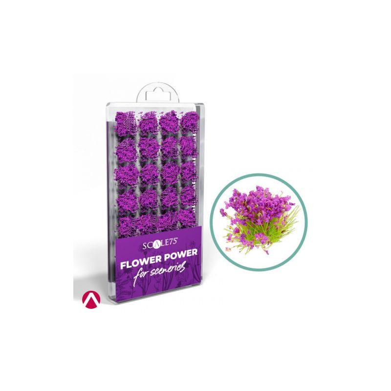FLO-004 PURPLE FLOWERS