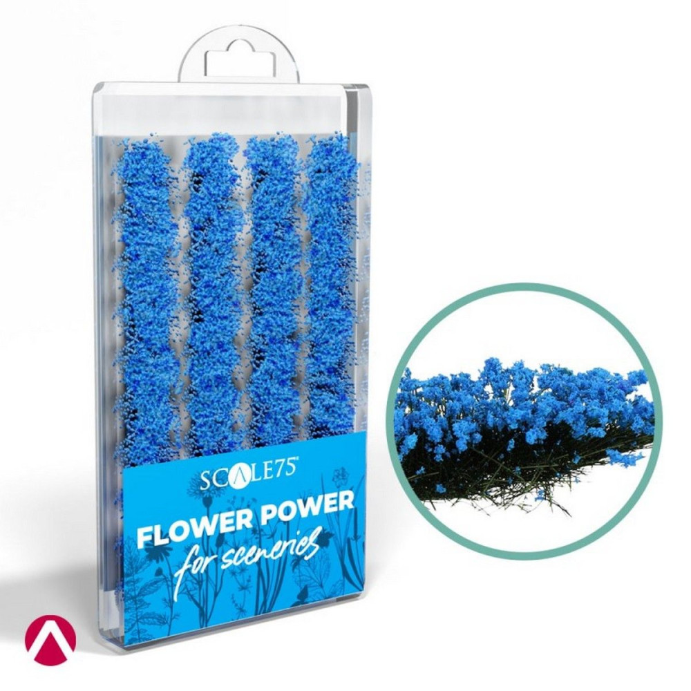 FLO-007 BLUE FLOWERS