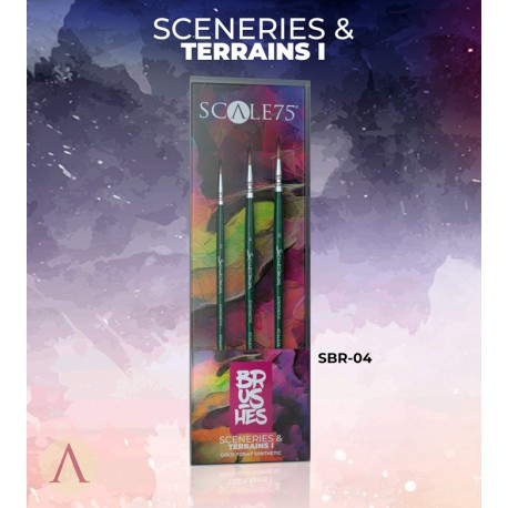 SBR-004 Complements SCENERIES & TERRAINS I BRUSHES