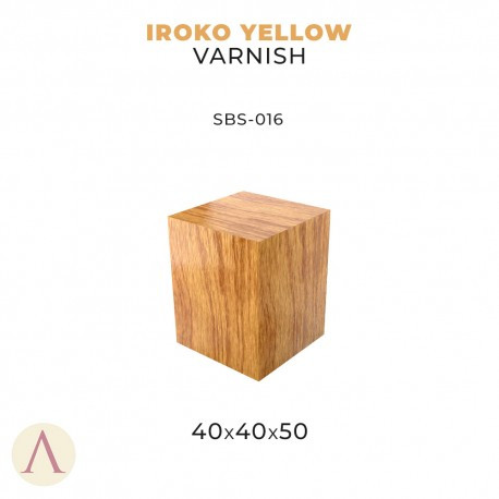 SBS-016 Complements IROKO YELLOW VARNISH-40X40X50