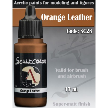 SC-28 Paints ORANGE LEATHER