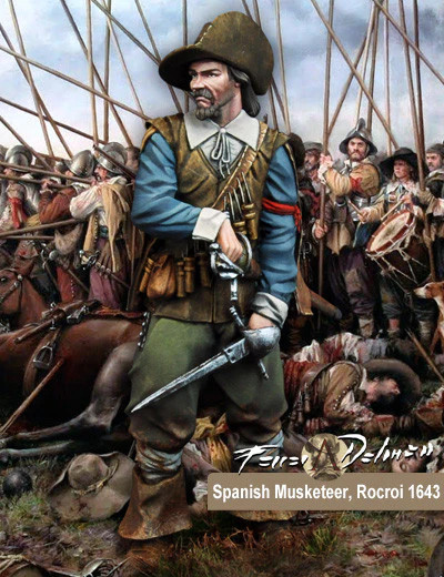 SFD-006 Figures SPANISH MUSKETEER, ROCROI 1643