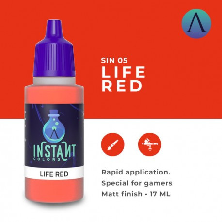 SIN-05 Paints LIFE RED