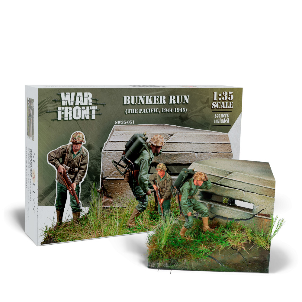 SW35-051 Figures BUNKER RUN (THE PACIFIC 1944-1945)