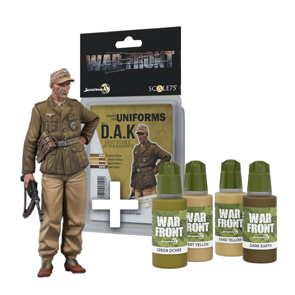 SWPACK-003 Figures PACK GEFREITER DAK + DAK PAINT SET 1