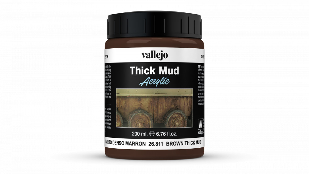 26811 Diorama Effects - Brown Thick Mud