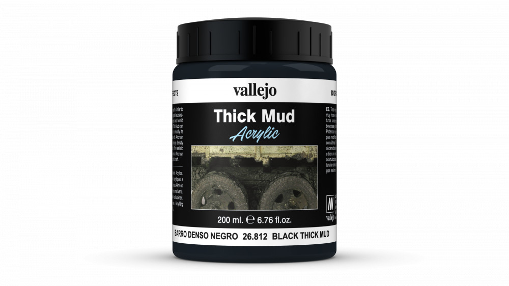 26812 Diorama Effects - Black Thick Mud