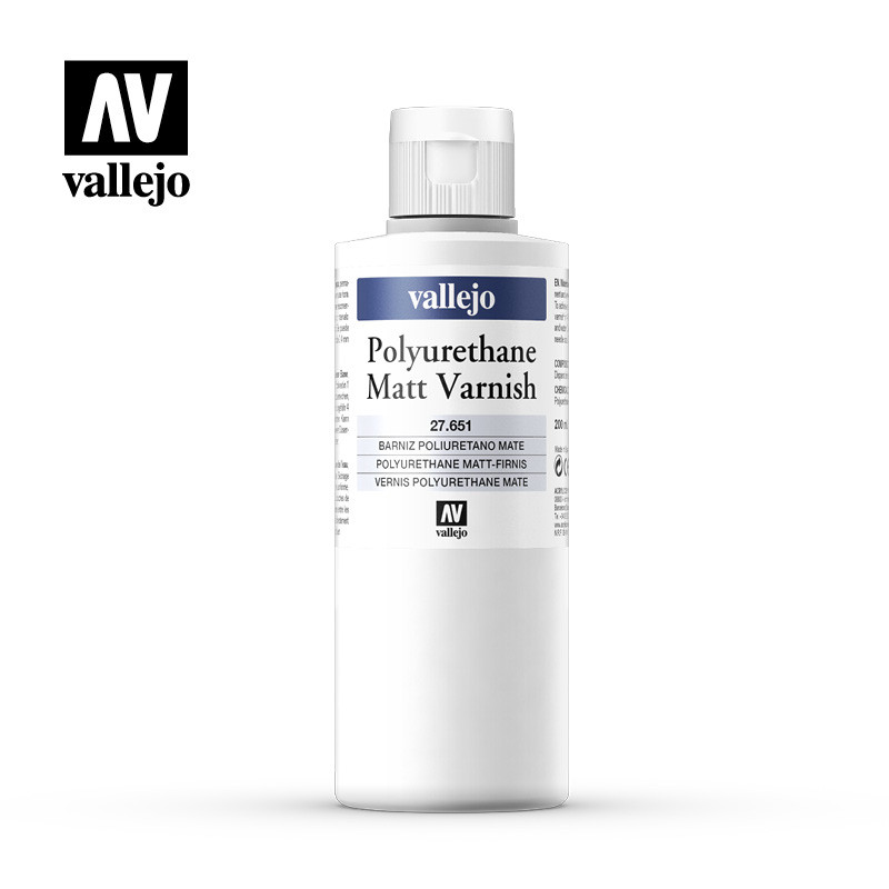27651 Polyurethane Varnish - Matt Varnish 200 ml.