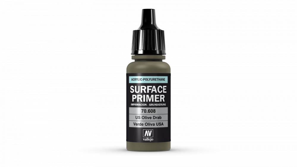 70608 Surface Primer - U.S. Olive Drab 17 ml.