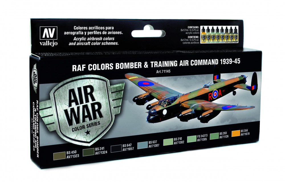 71145 Model Air - Bomber Air Command & Training Air Command 1939-45 Paint set