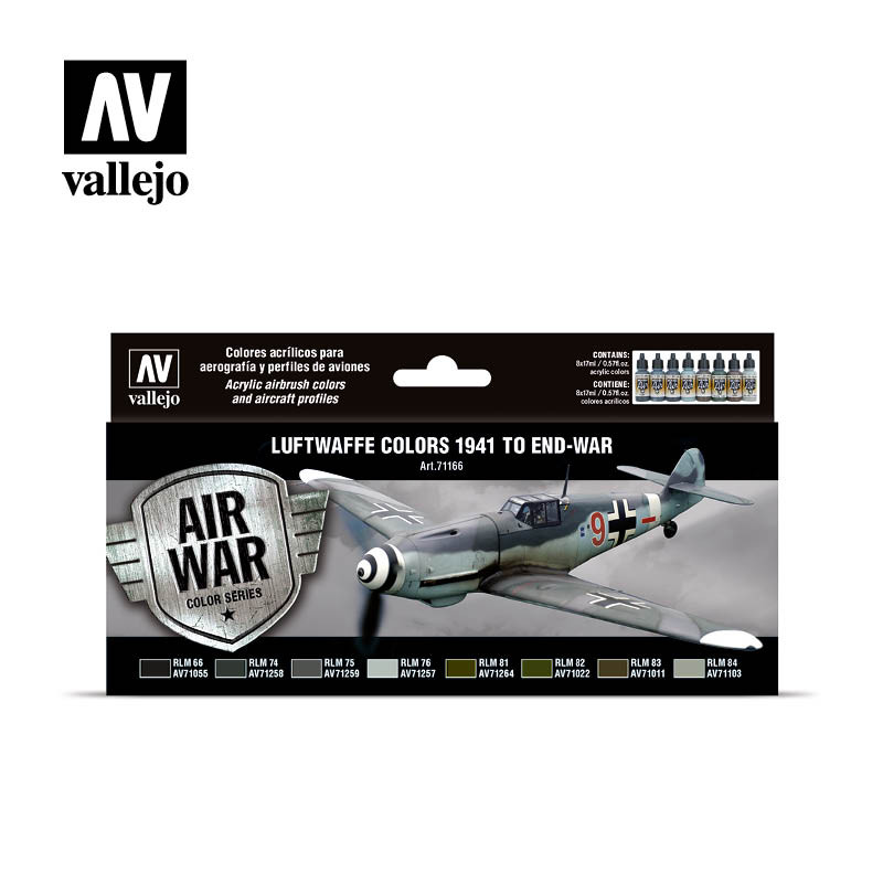 71166 Model Air - Luftwaffe Colors 1941 To End-War Paint set
