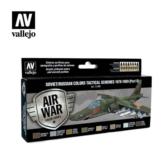 71608 Model Air - Soviet / Russian colors Tactical Schemes 1978-1989 (Part II) Paint set