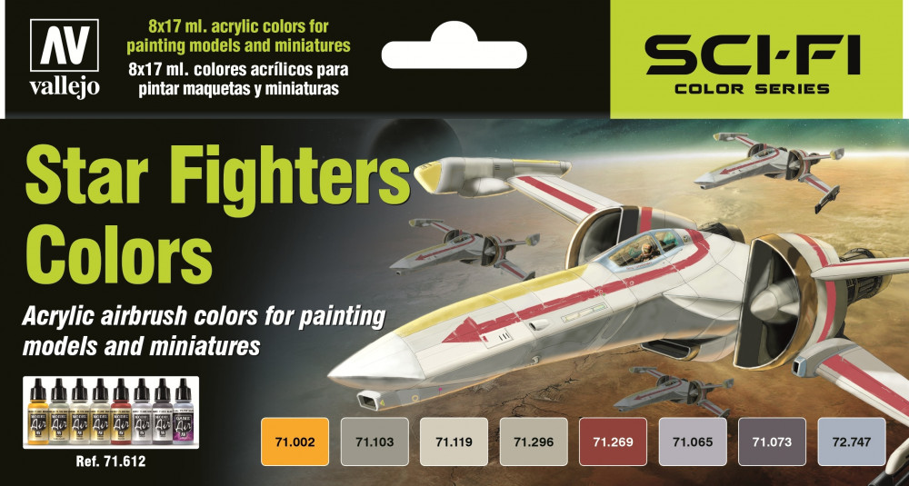 71612 Model Air - Star Fighters Colors Paint set
