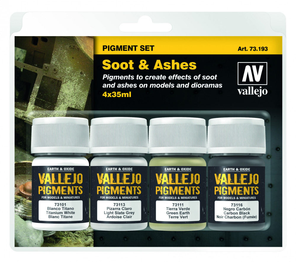 73193 Pigment Set - Soot & Ashes