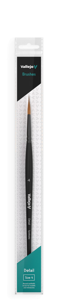 B02004 Brush - Round Synthetic Brush No. 4