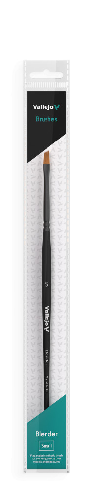 B05001 Brush - Flat Angled Synthetic Brush Small