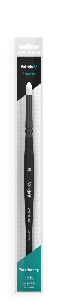 B08003 Brush - Weathering Round Synthetic Brush Large